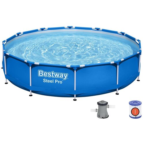 ������� ��������� Steel Pro, 366 ��, x 76 ��, � ������-�������, 56681 Bestway 21280�