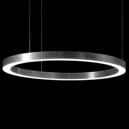   Light Ring Horizontal D100 Nickel,  40599  O-Luce