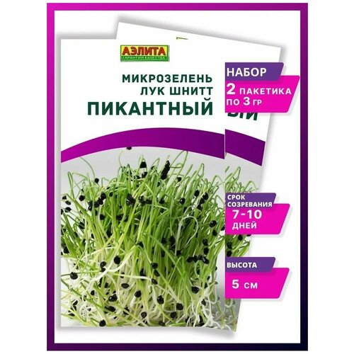 Семена микрозелени Лук Шнитт - 2 упаковки 159р