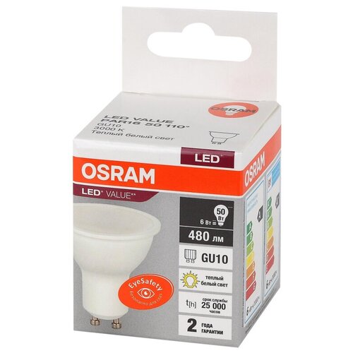   OSRAM LED Value PAR16, 480, 6 ( 50), 3000 189