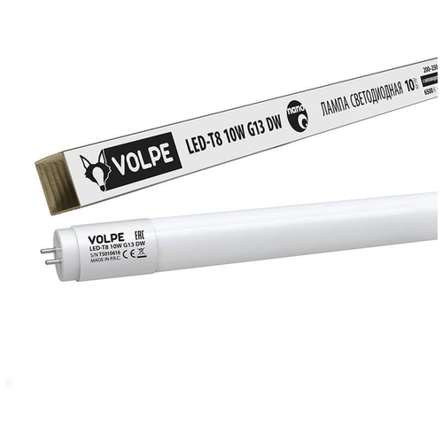   VOLPE LED-T8-10W/DW/G13/FR/FIX/N 160