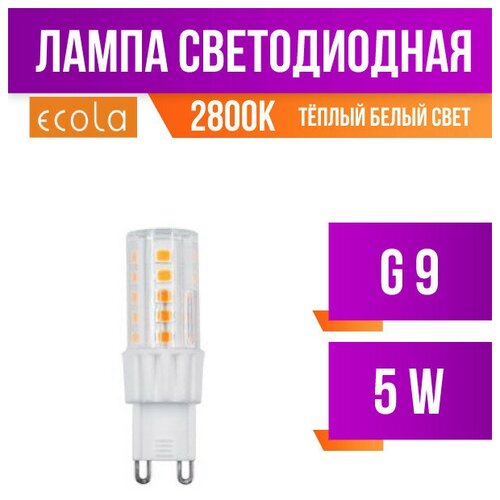 ����� ������������ Ecola G9 5W 2800K 2K 320� 58x16 Premium G9QW50ELC 157�