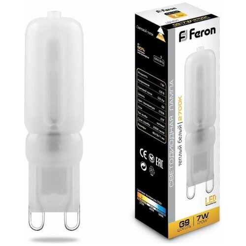 ������������ ����� FERON 7W 230V G9 2700K, LB-431 25755 528�