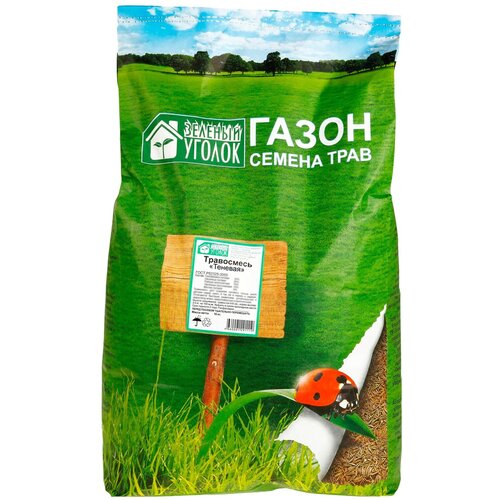 Семена газона Зеленый уголок смесь трав Теневая 10 кг 5537р