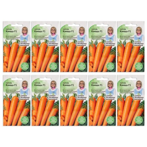 Набор семян Морковь Канада F1 0.3 г - 2 уп. 289р