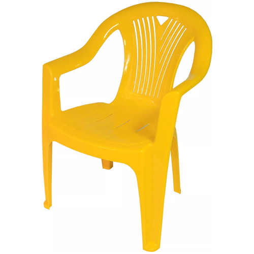 Кресло пластиковое Салют 110-0012, 660х600х840мм, цвет зеленый 1309р