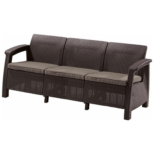  Keter Corfu Love Seat Max Graphite 223211 18404