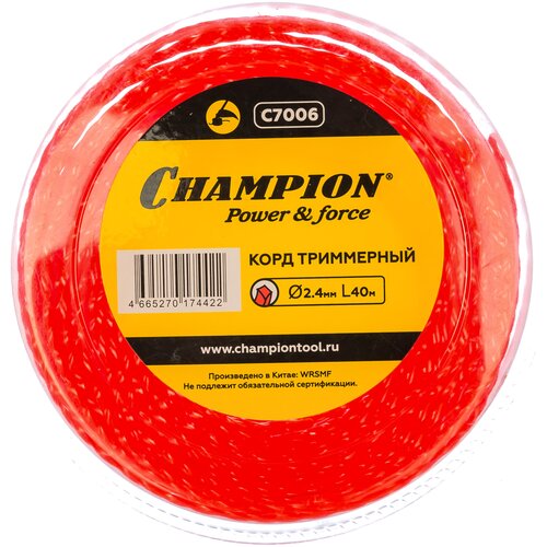  CHAMPION Twisted Square 2.4* 40 . 360