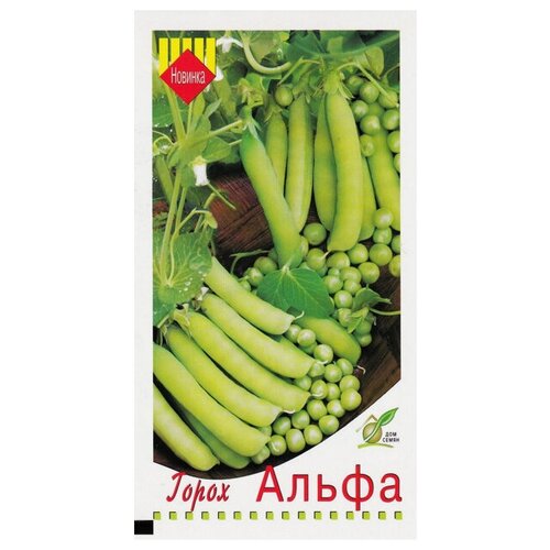 Семена Горох Альфа-2 35шт для дачи, сада, огорода, теплицы / рассады в домашних условиях 376р