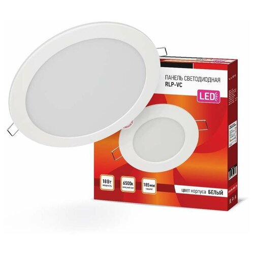    RLP-VC 18 230 6500 1440 185 . ( Downlight) IP40 IN HOME 4690612024547,  373  IN HOME