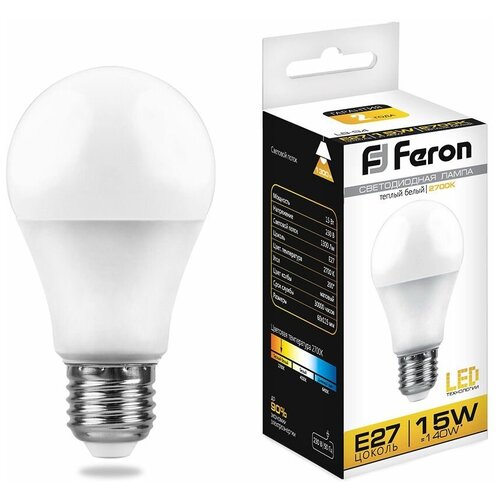 // Feron   Feron E27 15W 2700K   LB-94 25628 121