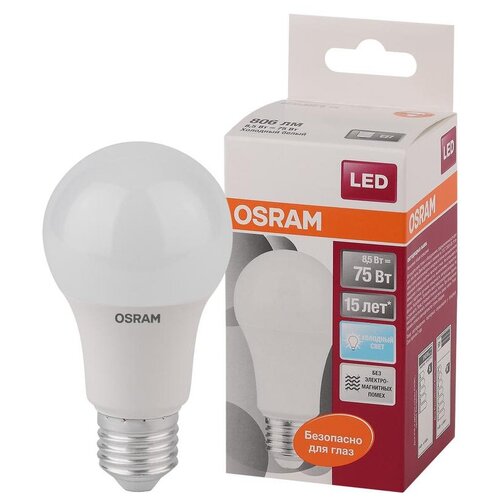   LED Star Classic A 75 8.5W/840 8.5   4000 . . E27 806 220-240 . OSRAM 4058075086647 194