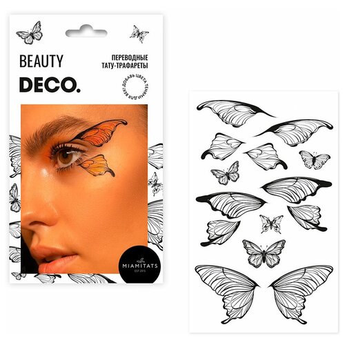      `DECO.` EYELINER by Miami tattoos  (Butterfly),  711  DECO.