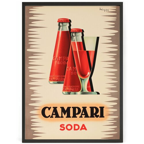 ��������� ������ ������� ������� ���� (Campari Soda) 1920� ����� 70 x 50 �� � ������ 1250�
