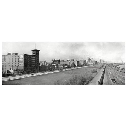       (Panorama of Chicago) 86. x 30.,  2200   