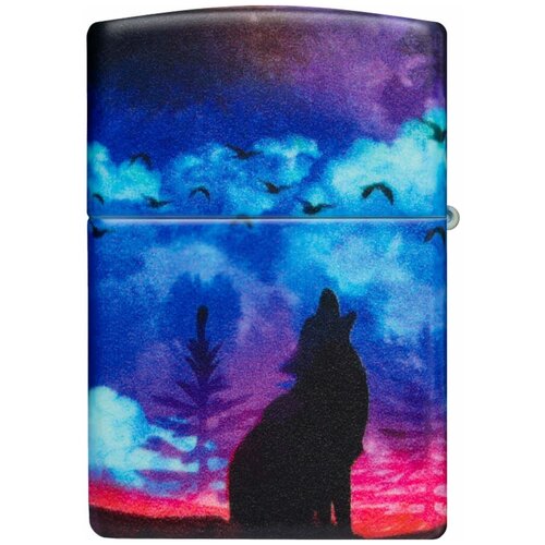 ��������� Zippo Wolf Design � ��������� 540 Matte, ������/�����, ������������, �������, 38x13x57 �� 6210�