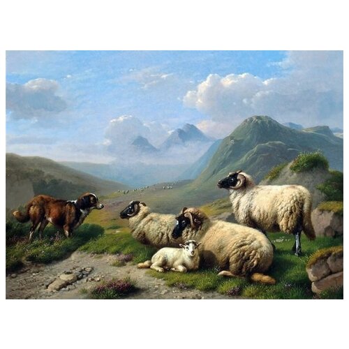        (Dog and Sheep) 41. x 30.,  1260   