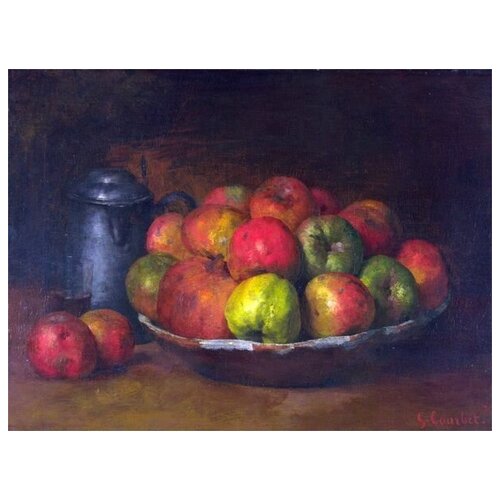          (Still Life with Apples and a Pomegranate)   67. x 50.,  2470   