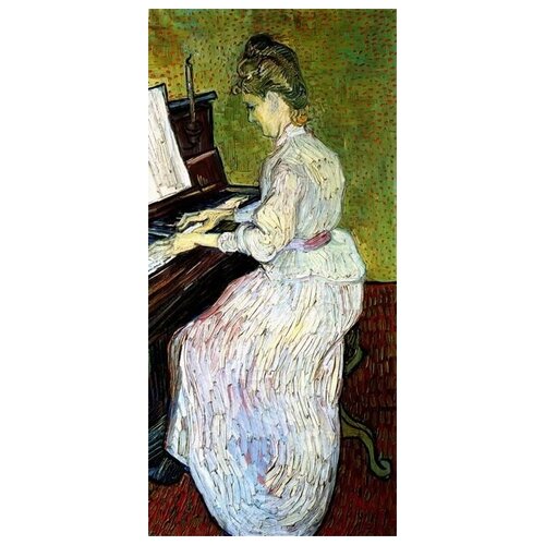         (Marguerite Gachet at the Piano)    30. x 64.,  1750   