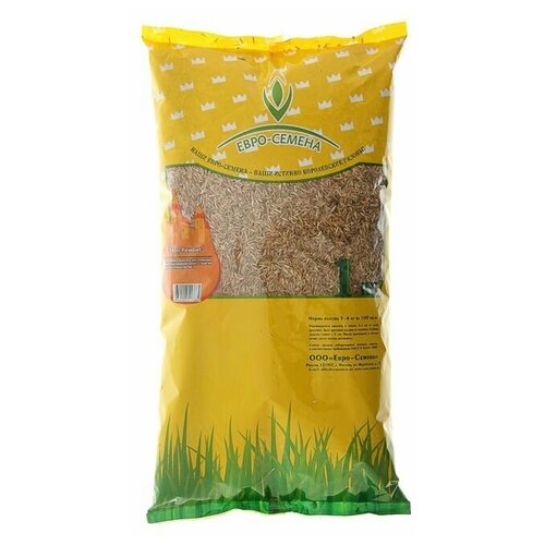 Газонная травосмесь (семена) Евро-Ремонт 1 кг для восстановления травостоя , задернения проплешин 490р