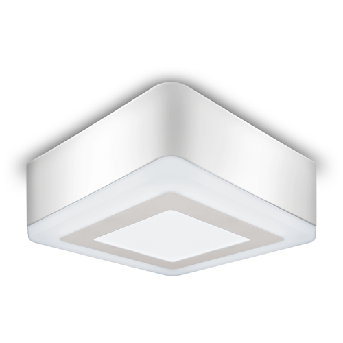 Потолочный светильник GAUSS LED Backlight BL223 Квадрат. Акрил, 6+3W, LED 4000K, 145*145, 1/30 1465р