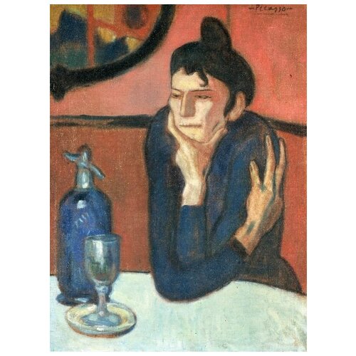      (The Absinthe Drinker) 40. x 54. 1810