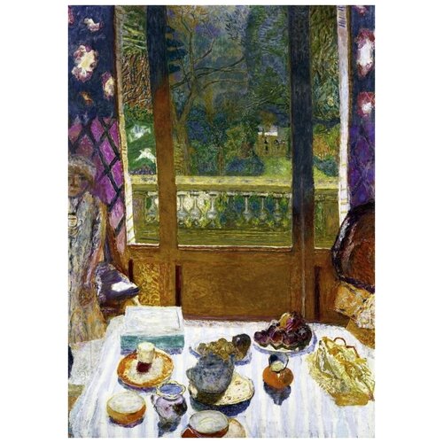          (Dining Room Overlooking the Garden)   40. x 56.,  1870   