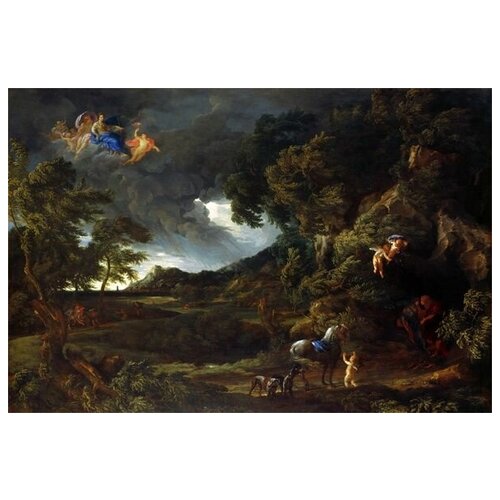           (Landscape with the Union of Dido and Aeneas)   60. x 40.,  1950   