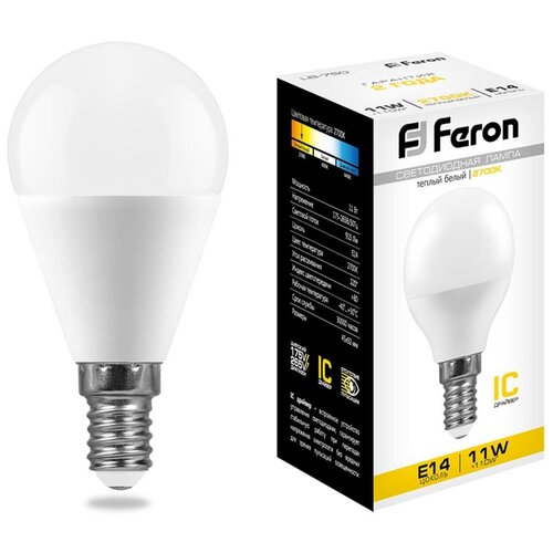    Feron LB-750, 25946, 11W, E14 ( 10 .),  1590  Feron