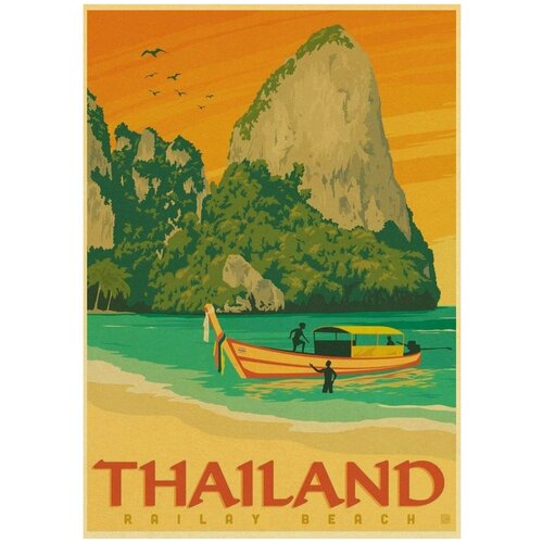 ������ / ������ / ������� ����� - ������������� ����� Thailand railay beach 90�120 �� � ���������� ������ 2190�