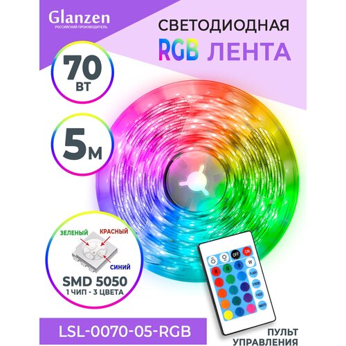    RGB  5  70  GLANZEN LSL-0070-05-RGB,  850  Glanzen