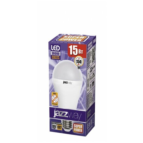    PLED- SP A60 15W E27 5000K (15W=150, 1400Lm) 230/50 Jazzway,  298  JazzWay