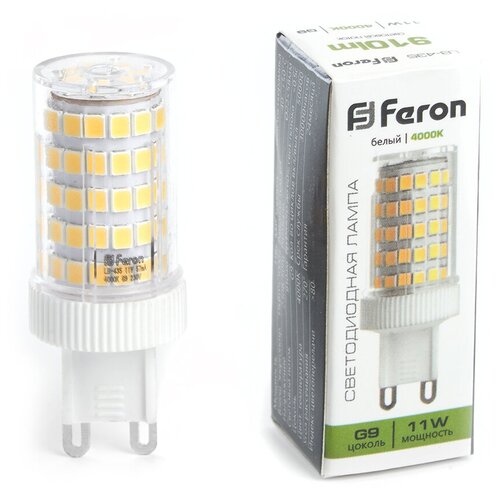   , (11W) 230V G9 4000K JCD, LB-435,  314  Feron