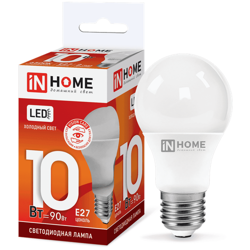   IN HOME LED-A60-VC, 27, 10 , 230 , 6500 , 950  198