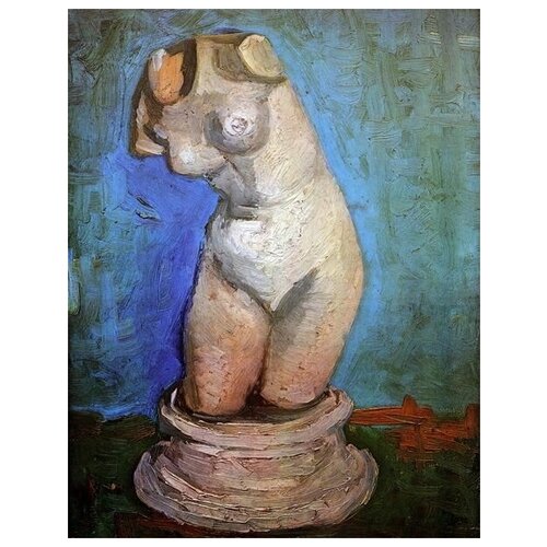        (Plaster Statuette of a Female Torso)    30. x 39.,  1210   