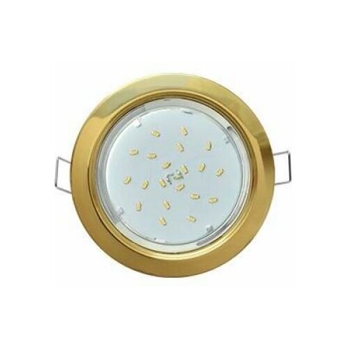 Ecola GX53 H4 Downlight without reflector_gold () 38x106 - 10 . 730