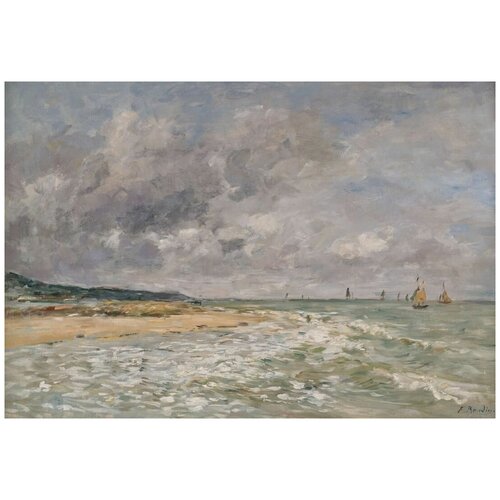      (1885) (Beach Scene, Villerville)   58. x 40.,  1930   