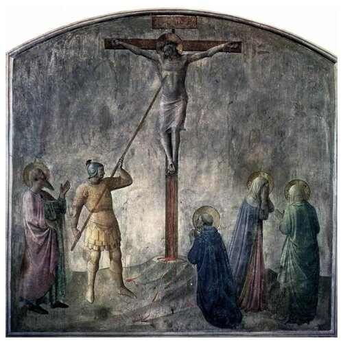         (Crucifixion with Longinus lance)    30. x 30.,  1000   