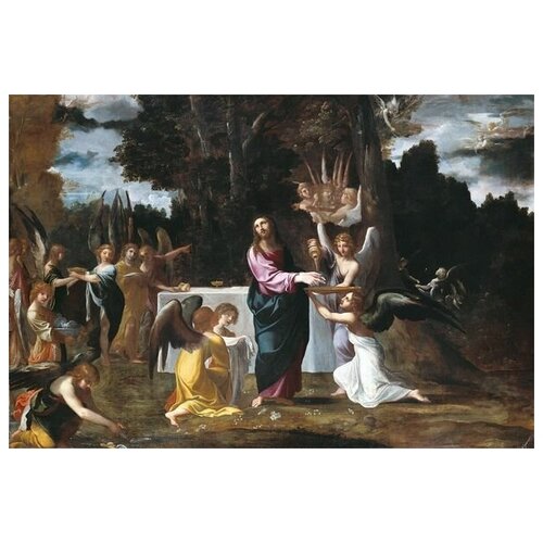����������� �� ������ ������� � ������� (Christ in the Wilderness Served) �������� �������� 59��. x 40��. 1940�