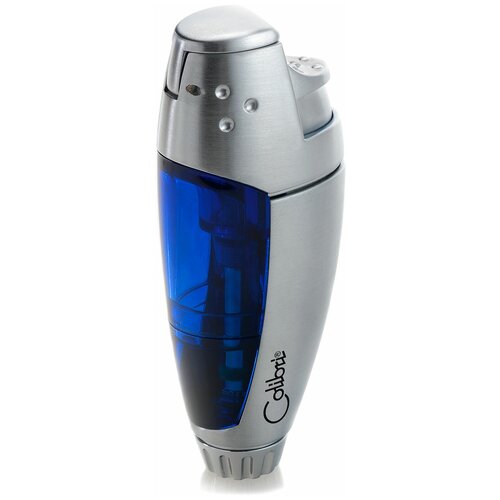   Colibri OF LONDON Talon Stainless Silver w & Blue see-through tank 4550