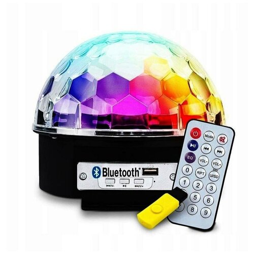  - ()  , MP3   . LED RGB Magic Ball Light BlueTooth 790