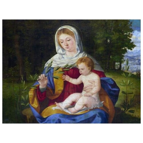          (The Virgin and Child with a Shoot of Olive)   53. x 40. 1800