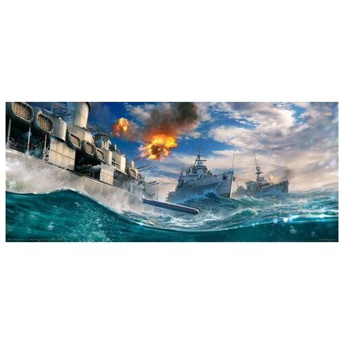 ������ �� ������ ������� ��� World of Warships �13 142��. x 60��. 5120�