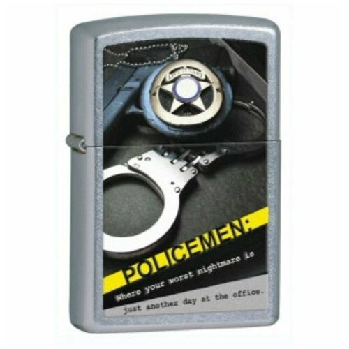  Zippo Police Badge Handcuff 4634