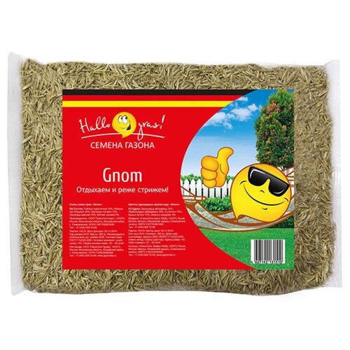 Семена газонной травы GNOM GRAS Газон Сити 0,3 кг 420р