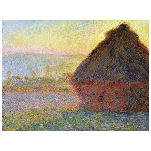         (Haystack at the Sunset)   53. x 40.,  1800   