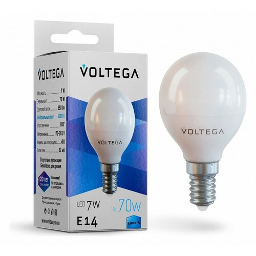   Voltega 7055 Simple VG2-G45E14cold7W E14 7 4000K 200