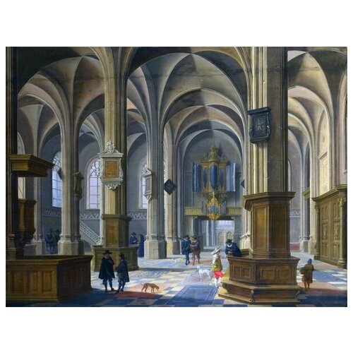     (Interior of St Cunerakerk, Rhenen)    39. x 30. 1210