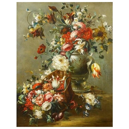 ������ �� ������ ����� (Flowers) �93 40��. x 52��. 1760�