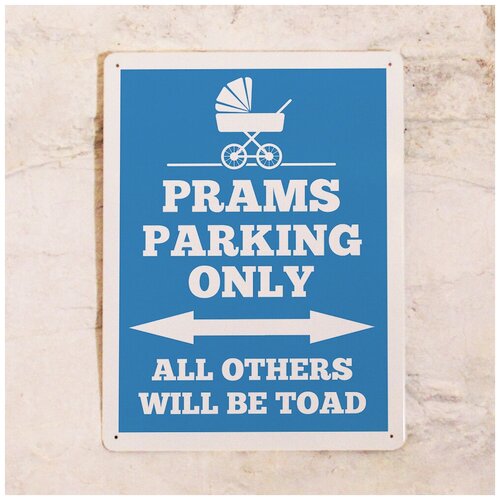  Prams parking only (Blue) 842